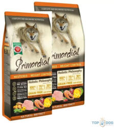 Primordial Grain Free Adult Neutered/Weight Control Turkey&Salmon 2x12kg