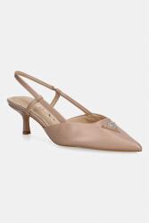 Guess pantofi stiletto din piele YANNO2 PPY2-OBD2HG_02X (FLJY2N.LEA05.NUDE)