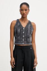 Pinko vestă pentru femei, din bumbac PPY2-SWD0F2_90Y (106859.A3BA)