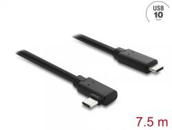 Delock Cablu Activ Optic USB type C 10Gbp T-T drept/unghi 7.5m, Delock 87241 (87241)