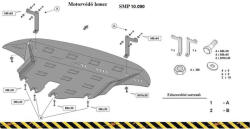 Scut Protection TAS10.090 - Motorvédő lemez