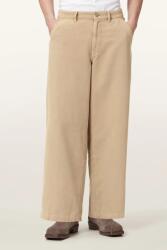 AllSaints pantaloni wide leg bărbați bumbac JACKSON PPY2-SPM0CR_80X (M006TE)