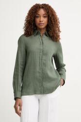 Benetton cămașă pentru femei, din in PPY2-KDD0CN_87X (5BMLDQ0D9)