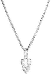 Thomas Sabo áttetsző ovális és szív cirkónia ezüst nyaklánc (KE2363-051-14-L45V)
