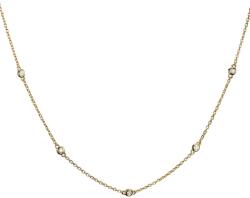 Thomas Sabo aranyozott nyaklánc cirkónia kövekkel (KE2340-414-14-L75V)