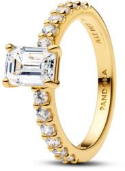 Pandora Négyszögletes szikrázó glória gyűrű - 164506C01-60 (164506C01-60)