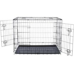TRIXIE Home Kennel M - szobakennel (horganyzott fém, fekete) kutyák részére (78x62x55cm)