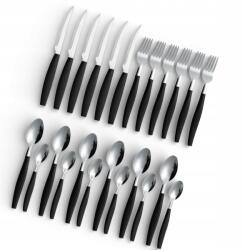 Masterpan Evőkészlet 24 Részes 6 Személyre Fekete (MP-8001)