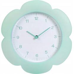 SEGNALE Falióra Zöld Virágos 23CM Modern konyhába nappaliba Dekoratív (HZ1993520 -green)