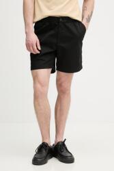 Lacoste Rövidnadrág férfi pamut elasztánnal - fekete S