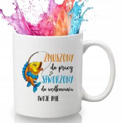 Style Couture Fehér Bögre Személyre Szabott Név Vicces Ajándék Horgászathoz