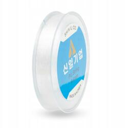 MIXFORM Koreai cérna, Szilikon, radír, 0.4mm, Átlátszó, 120m/orsó (13WB26903)