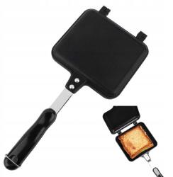  Pirítós Kenyérpirító Serpenyő Kétoldalas 35X15CM Szendvics Grill Palacsinta (250304GW05-1Q)