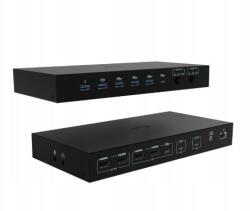 i-tec Usb-c dokkoló állomás Kvm Dock Pro Three Hosts Dual Video 2x Power (C31KVMDOCKPDPRO)