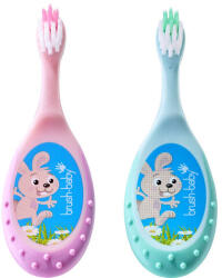 Brush-Baby Brush baba fogkefe 0-3 éves korig - 2db