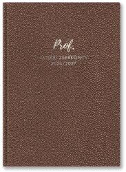 TopTimer Tanári zsebkönyv TOPTIMER Prof PU műbőrborító A/5 heti 145x205 mm Bronz 2026-2027 (27P100T-B01) - vectraline