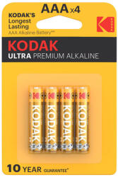 Kodak Ultra Premium alkáli mikro ceruzaelem AAA (1, 5V) - 4 darab (30959521)