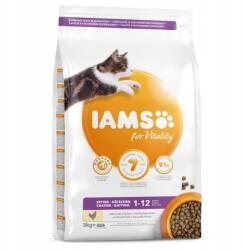 Iams macskaeledel kiscicának, csirkével 3 kg