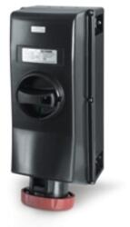 SCAME Priza interblocabilan63A 3P+N+E 3h 380V 50Hz / 440V 60Hz 480-500V 50Hz 60Hz II 2GD 170X380MM_PAR terminal cu surub Cu interblocaj mecanic (504.63874)