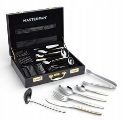 Masterpan Bőrönd Prémium Evőeszköz Szett 72 Db-os 12 Személyes Szett (MP-8008)