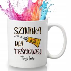 Style Couture Fehér Bögre Személyre Szabott Vicces Ajándék Szájrúzs Nagyanyónak