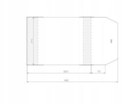 Sztapel Állítható Borító 242X400MM (50DB) (242)