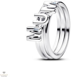 Pandora MUM betűs, szétválasztható gyűrű 52-es méret - 194458C01-52
