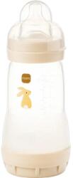 MAM Forest Matt Anti-colic cumisüveg önsterilizáló funkcióval, 260 ml - Bézs nyuszi