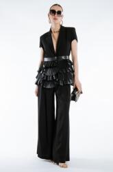 Babylon rövid ujjú baskin blézer fekete [EU44/ It 48 méret]