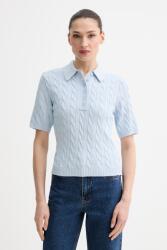 Gestuz Rövid ujjú pulóver női viszkózzal - kék XS