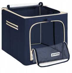 4CONVY Huzat táska rendszerező ágyneműtartó 40L Állvány (storagebag_frametopwindow_blue_40L_1)