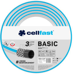 Cellfast Locsolótömlő 3 rétegű BASIC 3/4" 50 m