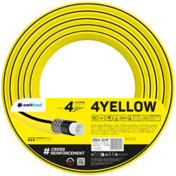 Cellfast Locsolótömlő 4 rétegű YELLOW 3/4" 20 m