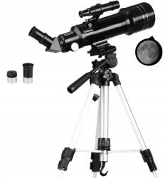  Csillagászati Teleszkóp 70/400 MM Összecsukható Fekete Modell 40070 (B0B5DSKWZW12312)