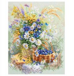  Keresztszemes hímzés Hímző szett Virágmintás (MN 510-230)