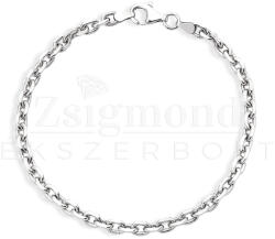  Ezüst férfi karkötő - 20, 5 cm / 5 mm (AG29886) AG29886