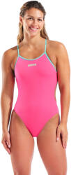 arena performance tie back pink / turquoise xl - uk38 Costum de baie dama