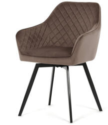 Artium Étkezőszék barna bársony DCH-425 BR4 (artDCH-425-BR4)