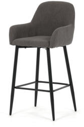 Artium Bárszék szürke szövet AUB-V4009 GREY6 (artAUB-V4009-GREY6)