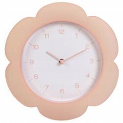 SEGNALE Falióra Narancssárga Virágos 23 CM konyhába nappaliba Dekoratív (HZ1993520 -orange)