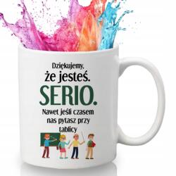 Style Couture Fehér Kávés Csésze Vicces Ajándék Tanárnak Köszönjük, Hogy Vagy. Komolyan