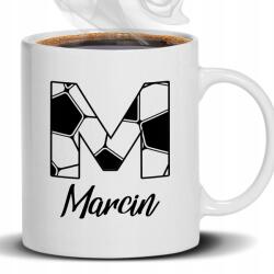  Bögre Fehér Labdarúgás Az Ön Monogramja Labdarúgó Szurkoló Ajándék
