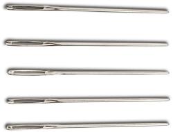 Prym Ace de brodat fara varf, argintii, 25 bucati, 55 mm x 1.6 mm, marimea 16 Prym (124163)