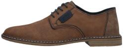 RIEKER Pantofi barbati, maro, casual, piele naturala, cu toc, Rieker 13439-24-Maro (Marime: 45) (13439-24-Maro-45)