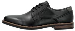 RIEKER Pantofi barbati, negru, casual, piele naturala, cu toc, Rieker 13523-00-Negru (Marime: 40) (13523-00-Negru-40)