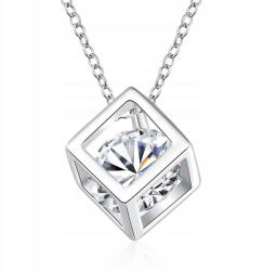 MIXFORM Nyaklánc medál sárgaréz strassz ezüst 45.7cm 1db