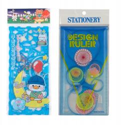 ViO Spirográf sablon TSG-273 Oktató vonalzó mintákkal (4823129405459)