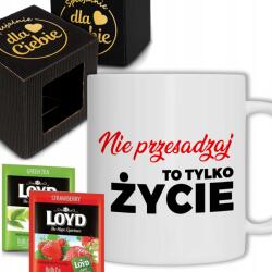 Style Couture Bögre Fehér Ajándék Irodai Használatra Korpo Csak Az Élet Tea Loyd 8DB