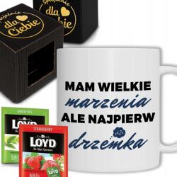 Style Couture Bögre Fehér Vicces Ajándék Irodai Munkához Korpo Álom Tea Jégkrém 8DB