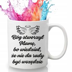 Style Couture Fehér Bögre Aranyos Ajándék Anyának Anyák Napja Névnap Isten Teremtette Az Anyukát